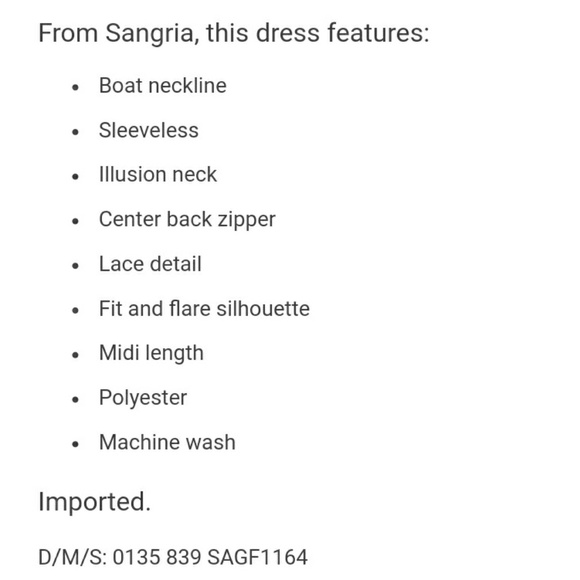 Black Lace Nude Illusion Midi Dress 16 NWT - Picture 7 of 7